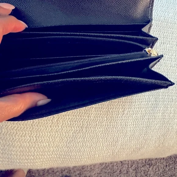 FURLA black leather wallet - Picture 4 of 4